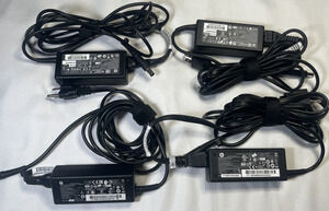 LOT OF 4* Genuine HP 65W Laptop Power Supply Adapter 19.5V 3.33A Big Tip 7.4mm